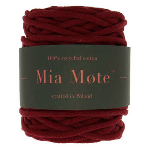 MiaMote™ Extra Lush Line sznurek bawełniany ruby 7mm ~50mb