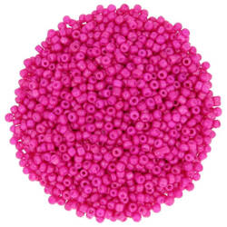 Koraliki paciorki szklane drobne seed beads do beadingu sutaszu 2mm różany