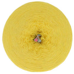 Mia Mote™ Green Cotton MOTE Yellow calcite 4-nitki