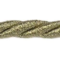 Sznur sznurek ozdobny skręcany wiskozowy metalizowany złoty jasny 5mm