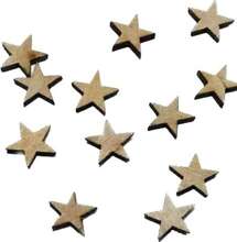 Drewniane scrapki gwiazdki gwiazdy ażurowe do dekoracji 10mm