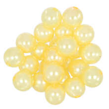 Koraliki perełki perły akrylowe waniliowy 12mm