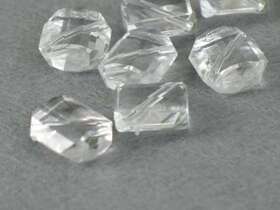 Kryształki Szlifowane Akrylowe Romb Kwadrat Crystal 12x12mm