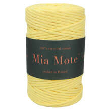 Mia Mote™ Classic Line Sznurek bawełniany skręcany do makramy 2mm yellow calcite