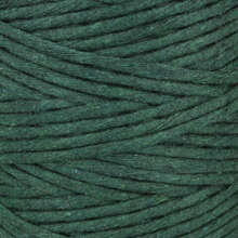 Mia Mote™ Classic Line Sznurek bawełniany skręcany do makramy 3mm emerald