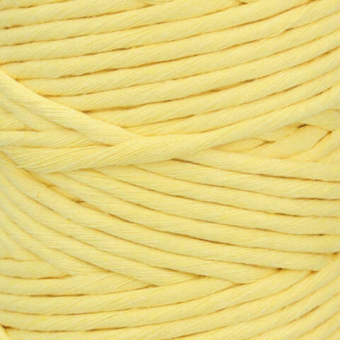 Mia Mote™ Classic Line Sznurek bawełniany skręcany do makramy 3mm yellow calcite