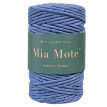 Mia Mote™ Classic Line Sznurek bawełniany skręcany do makramy 5mm lapis lazuli