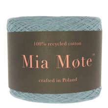 Mia Mote™ Green Cotton MOTE blue lace agate 3-nitki