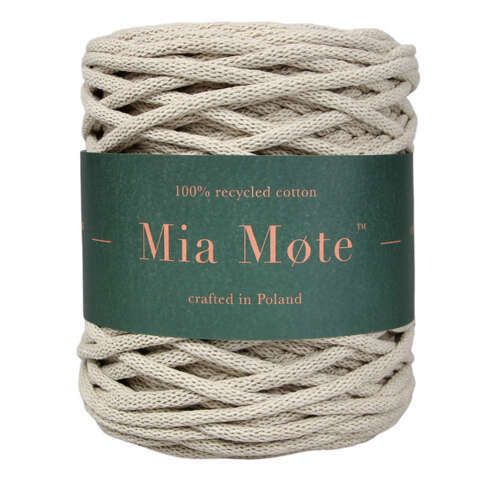 Mia Mote™ Lush Line Sznurek bawełniany 5mm ivory