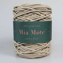 Mia Mote™ Thinny Line sznurek bawełniany 3mm moonstone