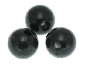 Perły Akrylowe czarny 10mm
